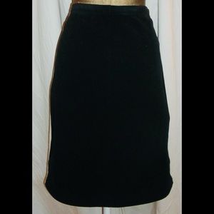 VINTAGE PRADA BLACK SPORTY WHITE SIDE STRIPE SKIRT